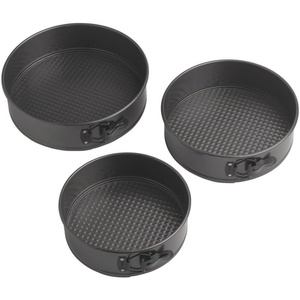Wilton Gold Non-Stick Springform Pan Set, Made Without PFAS, 8, 9, 10 in.